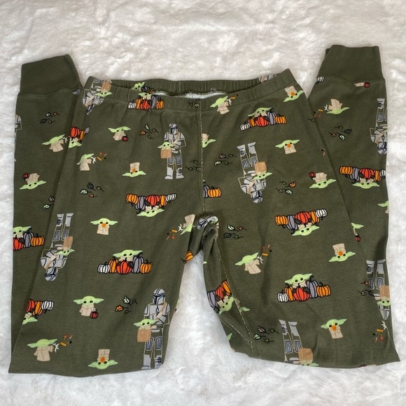 Hanna Andersson Star Wars Mandalorian Holiday Long John Pajama Pant - Picture 9 of 9